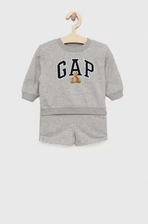 Komplety dla niemowląt - GAP dres niemowlęcy kolor szary - Gap - grafika 1