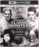 Horrory Blu-Ray - Universal Classic Monsters: Icons of Horror Collection Vol. 2: The Mummy / Bride of Frankenstein / Phantom of the Opera / Creature from the Black La.. - miniaturka - grafika 1