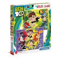 Puzzle - Clementoni Puzzle Puzzle Ben 10 2x60 el - miniaturka - grafika 1