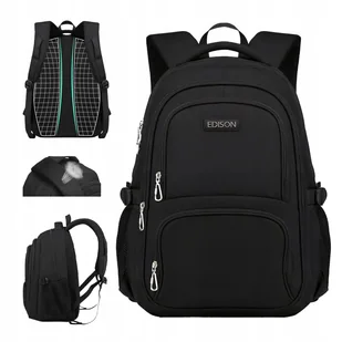 Plecak Szkolny Młodzieżowy Do Szkoły Wielokomorowy Dla Chłopaka 30L Edison - Plecaki szkolne i tornistry - miniaturka - grafika 1