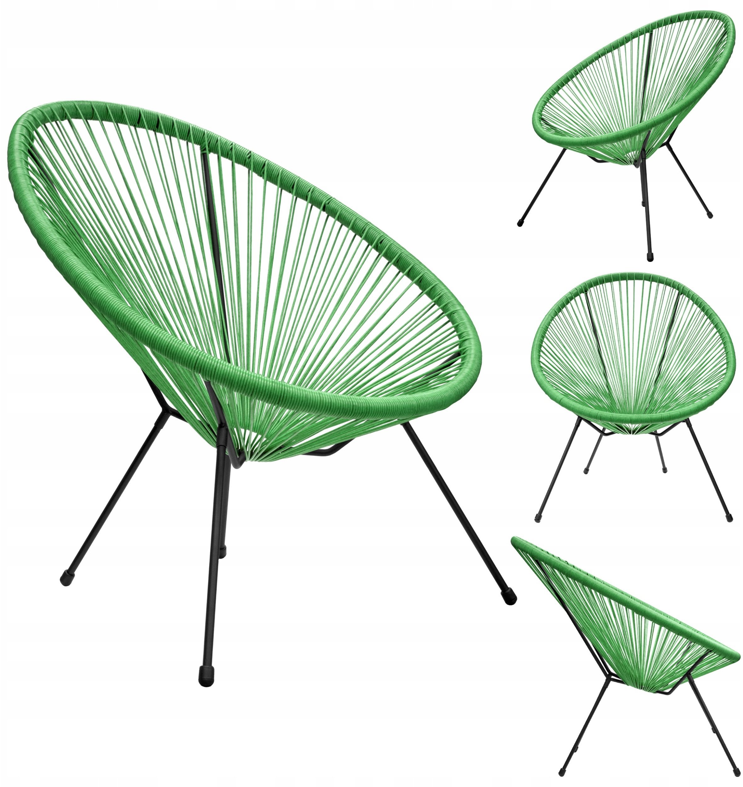 Nuforma Krzesło Ogrodowe na balkon taras NUFORMA zielone