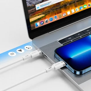 Joyroom kabel przewód USB Typ C - Lightning PD 20W 1,2m biały (S-1224N9) - Kable USB - miniaturka - grafika 8
