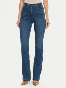 Morgan Jeansy 222-PKELY Niebieski Straight Fit - Spodnie damskie - miniaturka - grafika 1
