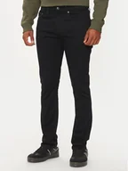 Spodnie męskie - Tommy Jeans Jeansy Scanton DM0DM20707 Czarny Slim Fit - miniaturka - grafika 1