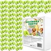 Przekąski dla dzieci - D&D Fun Cookies / Zestaw Ciasteczek "Cookies Classic Jungle Green Kids Birthday" 100 Sztuk 600G - miniaturka - grafika 1