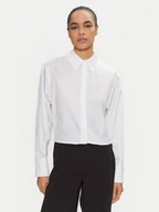Koszule damskie - Calvin Klein Koszula K20K208068 Biały Regular Fit - miniaturka - grafika 1