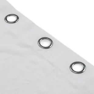 Firana KRESZ kolor biały styl klasyczny srebrne przelotki przelotki metalowe srebrne woal gnieciony 140x275 homede - SCURT/HOM/K - Firany - miniaturka - grafika 2