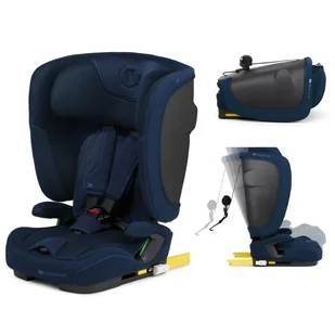 Kinderkraft FIX2GO i-Size fotelik samochodowy Navy 76-150 cm - Foteliki samochodowe - miniaturka - grafika 1
