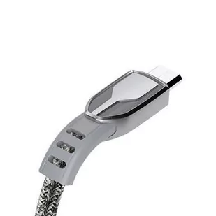 Dudao kabel pleciony USB - micro USB 5 A 1 m szary (L3PROM gray) - Kable USB - miniaturka - grafika 3