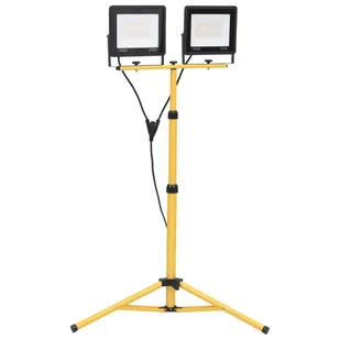 vidaXL Reflektor LED ze stojakiem 2x100 W zimne białe światło 149662 - Lampy pozostałe - miniaturka - grafika 1