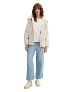 Tom Tailor Parka w kolorze kremowym - Kurtki damskie - miniaturka - grafika 1