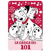 Koce i narzuty dla dzieci - 101 Dalmatyńczyków koc polarowy miękki 100x140 cm kolorowy - miniaturka - grafika 1