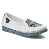 Półbuty damskie - Białe Półbuty Maciejka Damskie Wygodne Obuwie - miniaturka - grafika 1