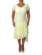 Sukienki - Aldona Sukienka damska, żółty, 48 - miniaturka - grafika 1