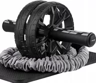 Akcesoria do masażu - Roller Do Ćwiczeń Mięśni Brzucha AB Double Wheel - miniaturka - grafika 1