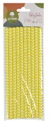 Słomki do napojów - Słomki Papierowe Shake 8Mm Żółte (10 Szt.) Fsc Mix Credit Arpex - miniaturka - grafika 1