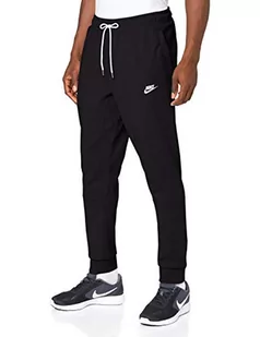 Nike Męskie spodnie sportowe M Nsw nowoczesne Jggr Flc czarny Czarny/Ice Silver/White/(White) XL - Spodenki męskie - miniaturka - grafika 1