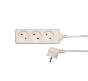 Vorel Przedłużacz elektryczny bez uziemienia 3-gniazda 3m 72489 - Przedłużacze i rozgałęźniki - miniaturka - grafika 2