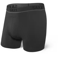 Majtki męskie - Męskie bokserki Saxx Kinetic HD Boxer Brief Rozmiar: M / Kolor: czarny - miniaturka - grafika 1