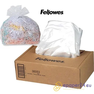 Worki do niszczarki Fellowes 34L (100) - Niszczarki - materiały eksploatacyjne - miniaturka - grafika 1