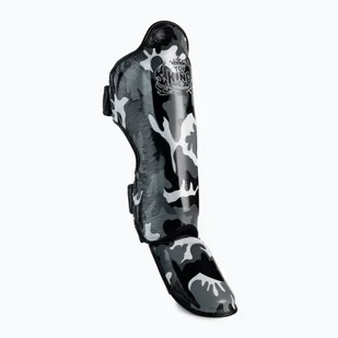 Ochraniacze piszczeli i stóp Top King Empower Camouflage grey - Ochraniacze do sportów walki - miniaturka - grafika 1
