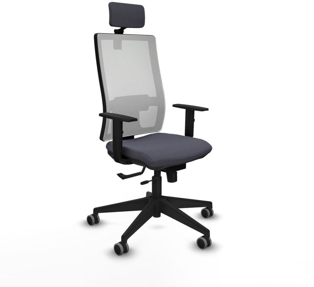 Krzesło Biurowe z Zagłówkiem Horna Traslack Piqueras y Crespo 1D066G2 Ciemny szary