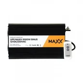 Zasilacze awaryjne UPS - NoName Przetwornica napięcia UPS Maxx 12V/230V Sinus 1500W - miniaturka - grafika 1