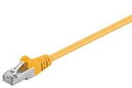 Kable miedziane - Goobay 50168 kabel sieciowy Żółty 5 m Cat5e F/UTP (FTP) 50168 - miniaturka - grafika 1