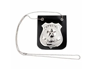 Wisząca odznaka policjanta - 1 szt. - Dodatki do strojów karnawałowych - miniaturka - grafika 1