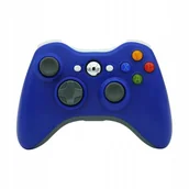 Kontrolery do Xbox - Pad Bezprzewodowy Xbox 360 Blue Z Wibracjami Z Odbiornikiem - miniaturka - grafika 1