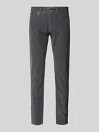 Spodnie męskie - Spodnie sztruksowe o kroju tapered fit model ‘Lyon’ - miniaturka - grafika 1