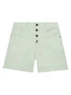 Spodenki damskie - Guess Szorty materiałowe J5GD29 WH6L0 Zielony Regular Fit - miniaturka - grafika 1
