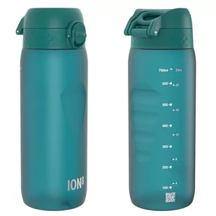 ION8 Turkusowa butelka na wodę z miarką motywacyjną 750 ml - Butelki filtrujące - miniaturka - grafika 1
