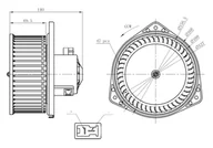 Dmuchawy - DMUCHAWA NRF 34303 27220VB001 NISSAN - miniaturka - grafika 1