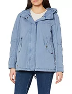 Kurtki damskie - Camel Active Womenswear Parka damska, Niebieski (Denim Blue 40), 44 - miniaturka - grafika 1
