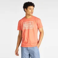 Koszulki męskie - T-SHIRT MĘSKI LEE FLORAL GRAPHIC TEE PAPRIKA L60KETNI 112113397 - Lee - miniaturka - grafika 1