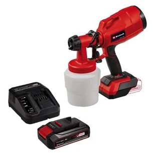 Pistolet do malowania EINHELL TC-SY 18/60 Li-Solo + Akumulator EINHELL 4512097 2.5 Ah 18V + Ładowarka - Pistolety do pian - miniaturka - grafika 1
