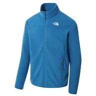 Bluzy sportowe męskie - Bluza The North Face 100 Glacier Full-Zip 0A5IHQM191 - niebieska - miniaturka - grafika 1