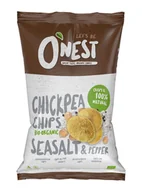Chipsy - Onest Chipsy z ciecierzycy z solą morską i pieprzem czarnym 40 g Bio - żywność - miniaturka - grafika 1