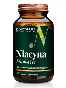 DOCTOR LIFE, Niacyna Flush Free, 250 mg, 100 kaps - Witaminy i minerały - miniaturka - grafika 1
