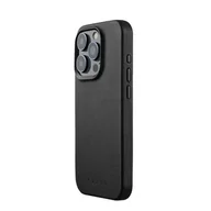 Etui i futerały do telefonów - Mujjo Full Leather Case - etui skórzane do iPhone 15 Pro kompatybilne z MagSafe (black) - miniaturka - grafika 1