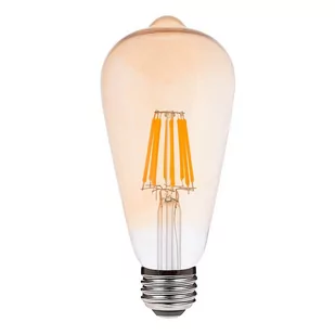 Lumido Żarówka filamentowa LED barwa ciepły biały LUMIDO E27 8W 720lm ozdobna LUM0084 - Żarówki LED - miniaturka - grafika 1