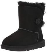 Botki damskie - UGG Dziewczęce botki T Bailey Button II, czarny, 21 EU - miniaturka - grafika 1