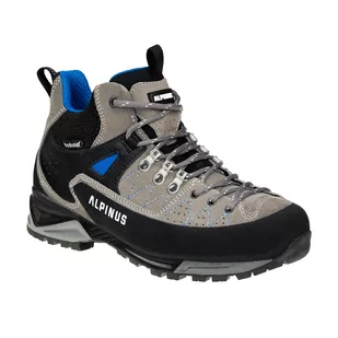 Buty trekkingowe damskie Alpinus The Ridge Mid Pro W antracytowo-niebieskie - Buty trekkingowe damskie - miniaturka - grafika 1