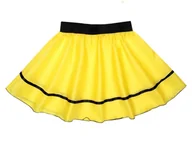 Sukienki i spódniczki dla dziewczynek - SPÓDNICZKA POLIESTER ŻÓŁTA 40cm - miniaturka - grafika 1