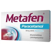 Przeciwbólowe - Metafen Paracetamol 500 mg x 20 tabl. - miniaturka - grafika 1