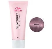 Farby do włosów i szampony koloryzujące - Wella Shinefinity Zero Lift Glaze, farba półtrwała do włosów, 06/6 violet, 60ml - miniaturka - grafika 1