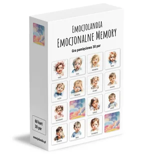 Emocjonalne Memory - gra pamięciowa - 30 par - Gry planszowe - miniaturka - grafika 1