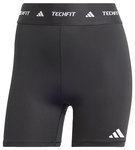 adidas Damskie krótkie legginsy Techfit, S 10 cm czarne