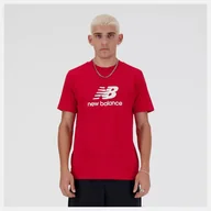 Koszulki męskie - t-shirt sport uomo new balance mt41502 tre red - miniaturka - grafika 1